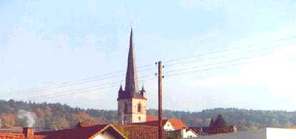 Turm der Kirche